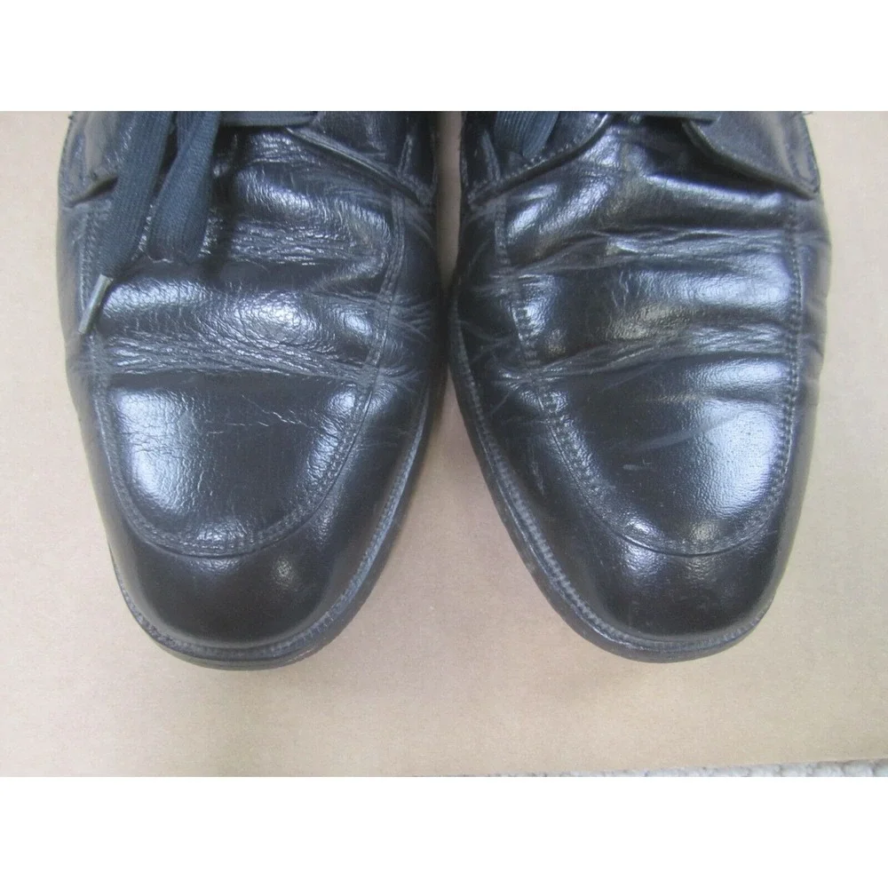 Florsheim Dress‎ Shoes Mens 8.5C Black Oxford Lace Up Leather
